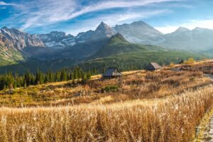 Hala Gąsienicowa w Tatrach, pora roku - jesień